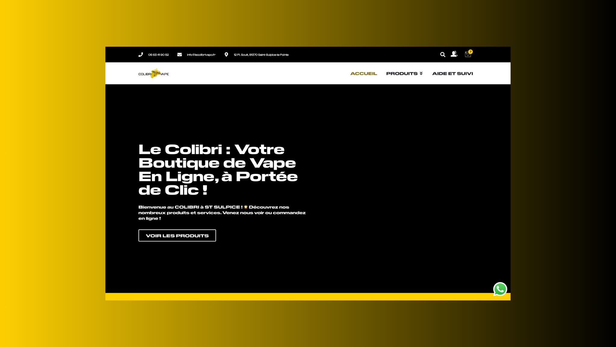 Le Colibri : Boutique de Vape et CBD En Ligne, à Portée de Clic !